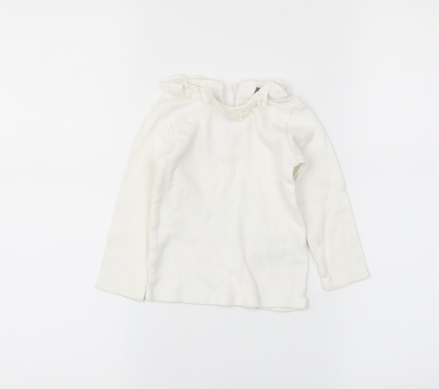 NEXT Girls White   Tunic T-Shirt Size 12-18 Months