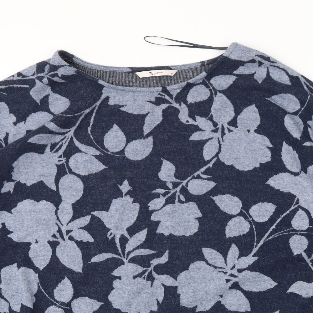 TU Womens Blue   Tunic T-Shirt Size 22