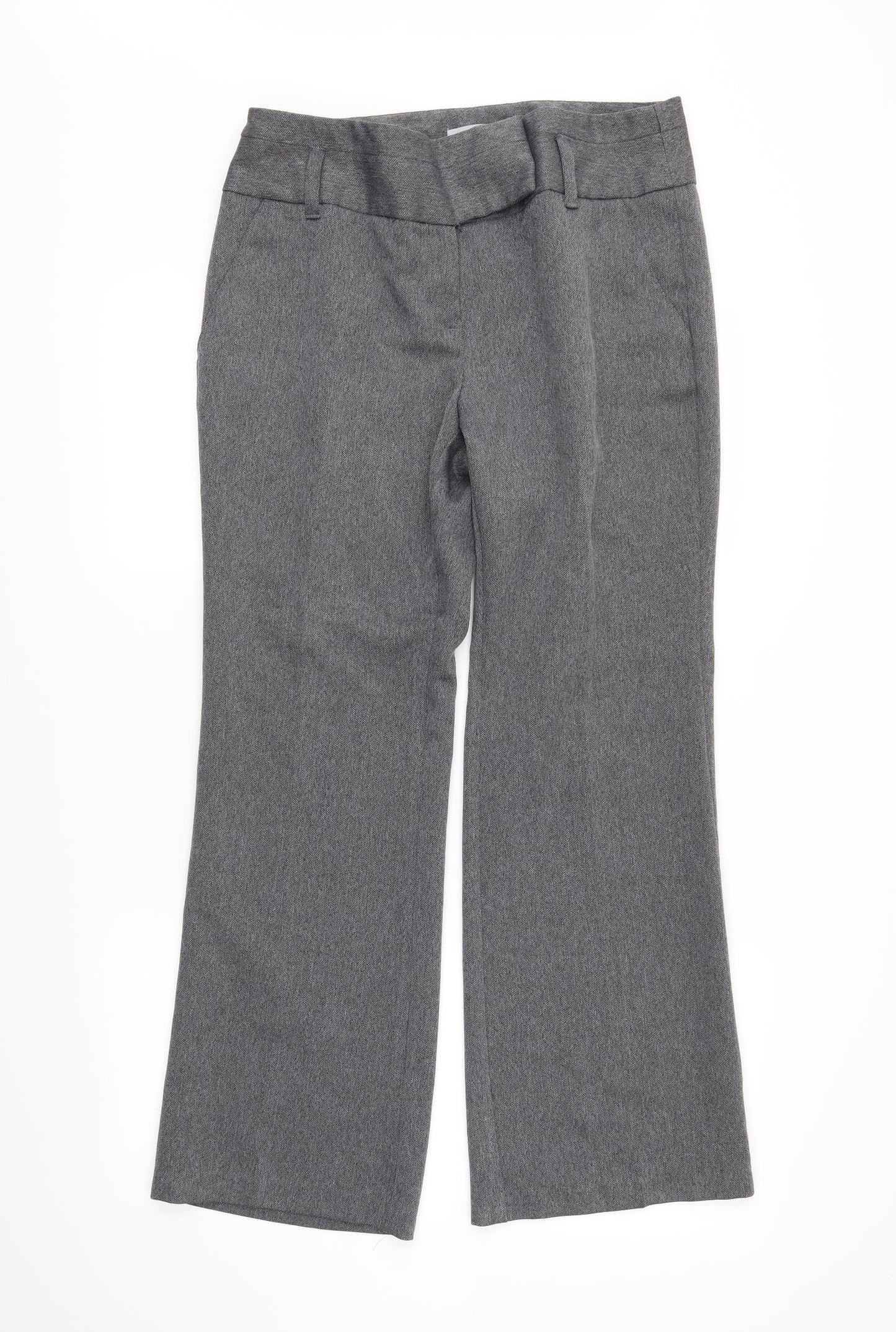 TU Womens Grey   Trousers  Size 12 L26 in