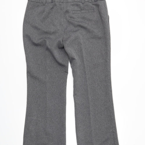 TU Womens Grey   Trousers  Size 12 L26 in