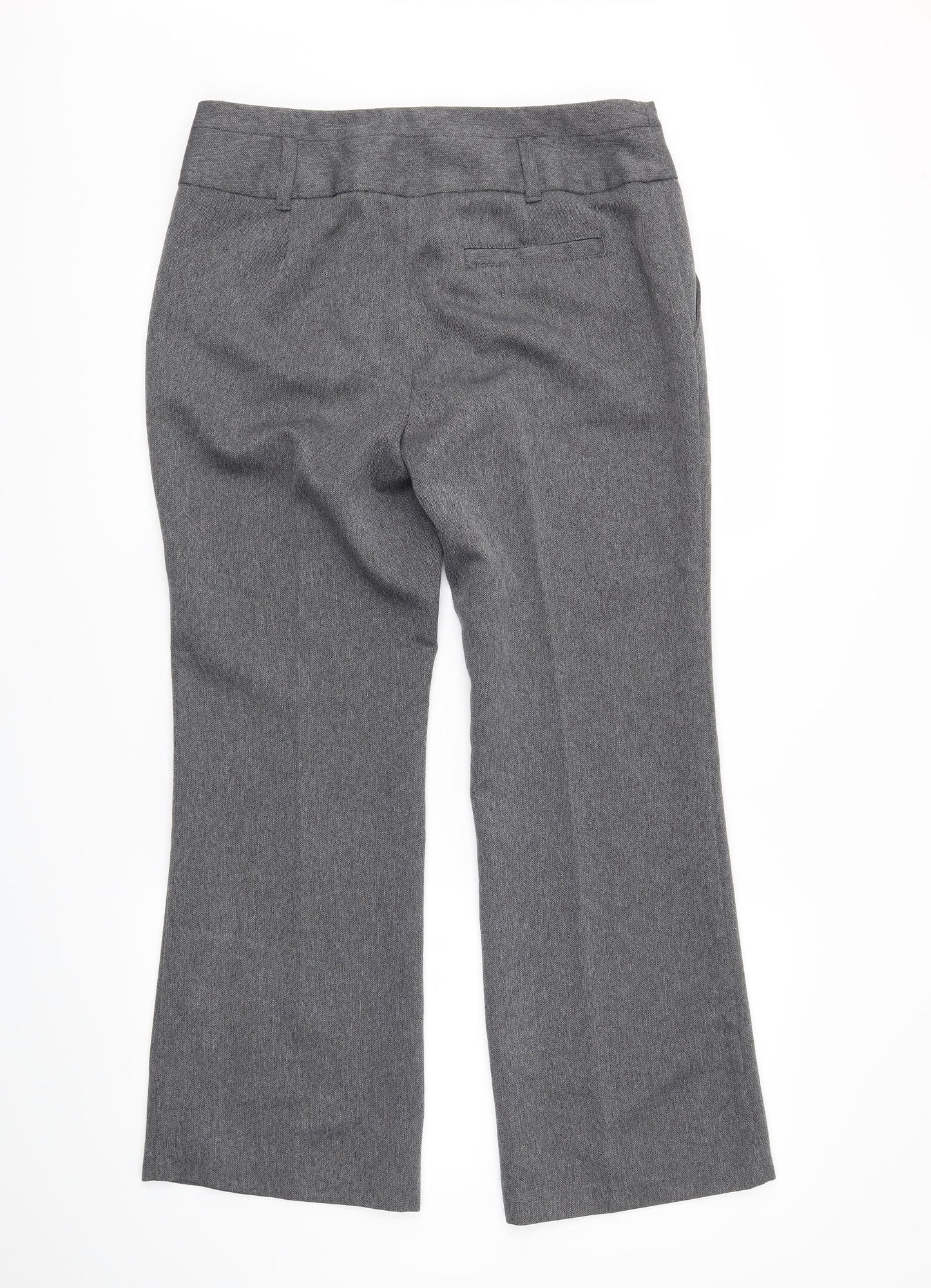 TU Womens Grey   Trousers  Size 12 L26 in