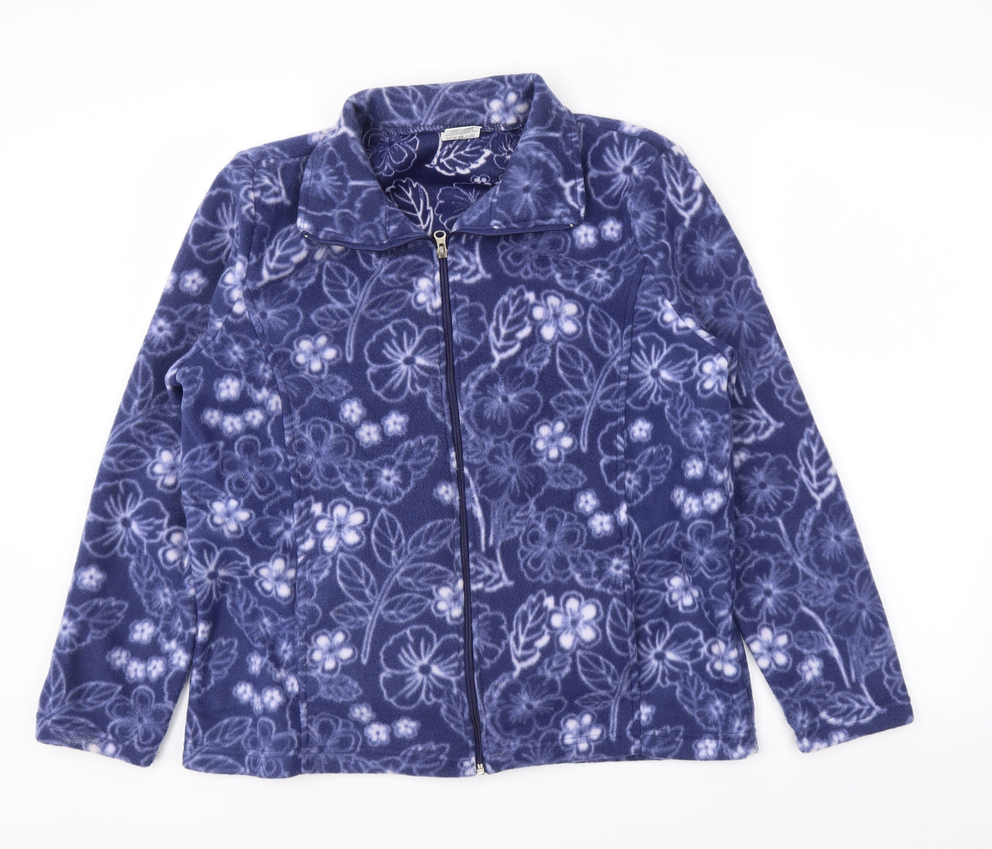 Preworn Womens Blue   Full Zip Jumper Size M