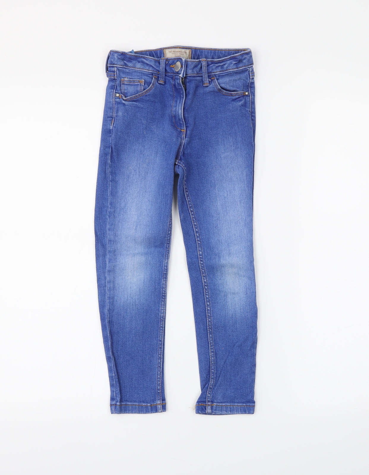 NEXT Girls Blue  Denim Skinny Jeans Size 7 Years