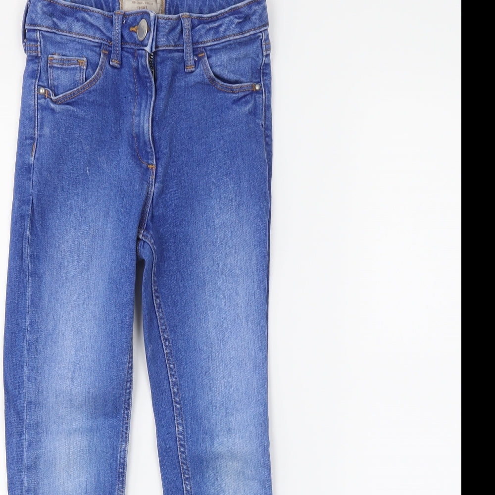 NEXT Girls Blue  Denim Skinny Jeans Size 7 Years