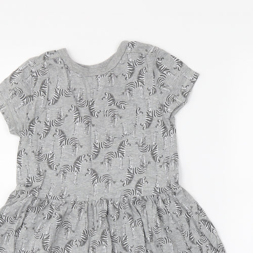 NEXT Womens Grey   T-Shirt Dress  Size 4