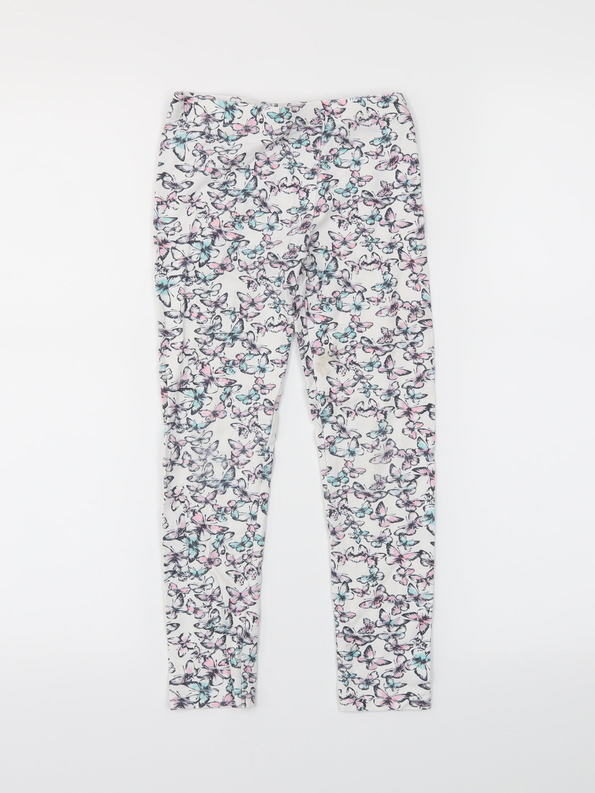 Primark Girls White   Jegging Trousers Size 6-7 Years
