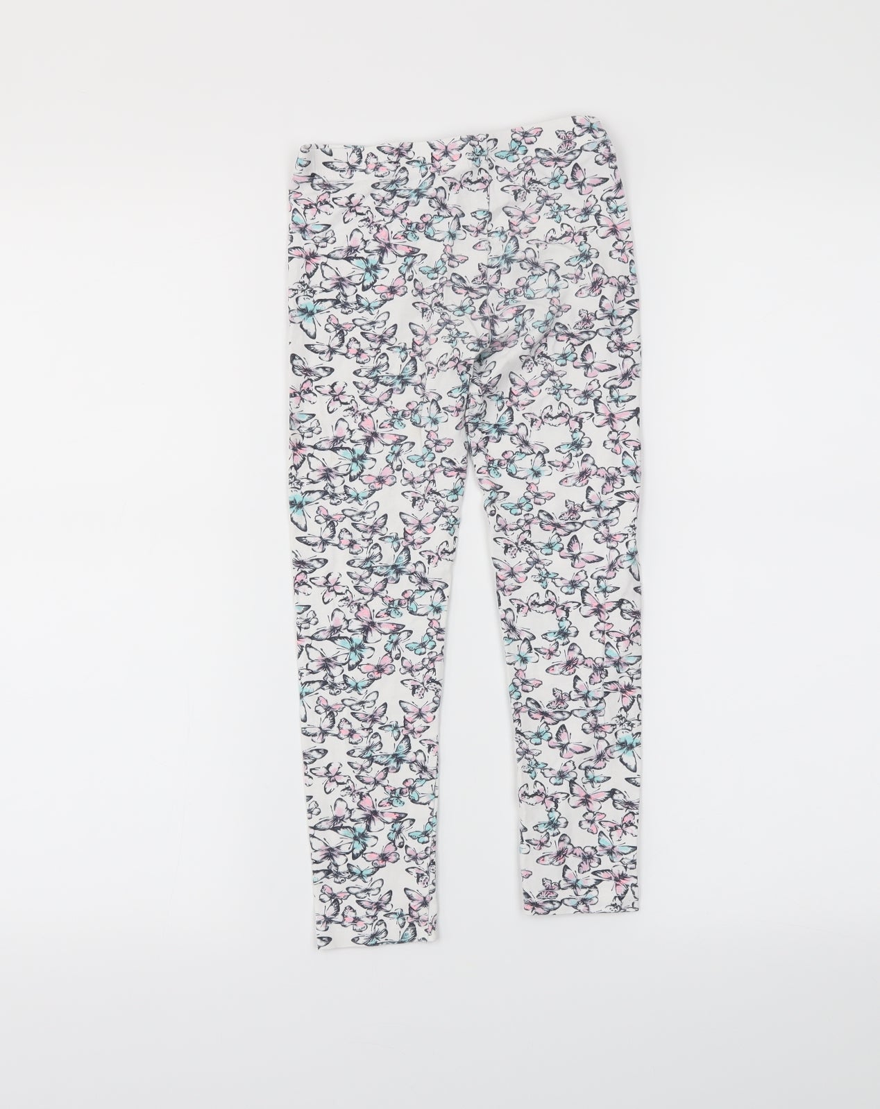 Primark Girls White   Jegging Trousers Size 6-7 Years