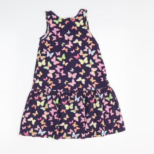 H&M Girls Blue   Tank Dress  Size 7-8 Years