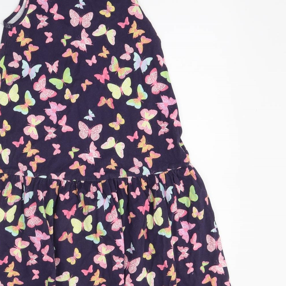 H&M Girls Blue   Tank Dress  Size 7-8 Years