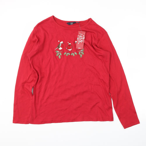 isle Womens Red   Tunic T-Shirt Size S