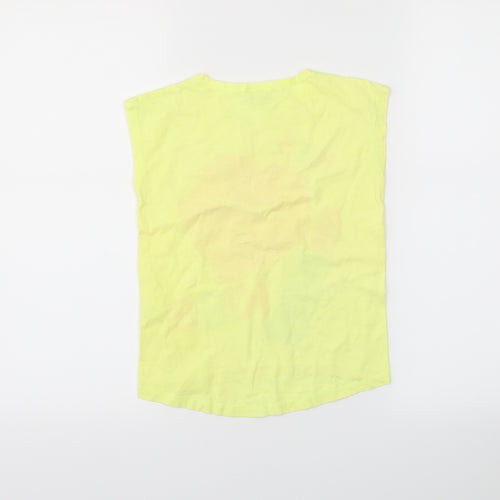 Miss Grant Girls Yellow   Pullover T-Shirt Size 6 Years