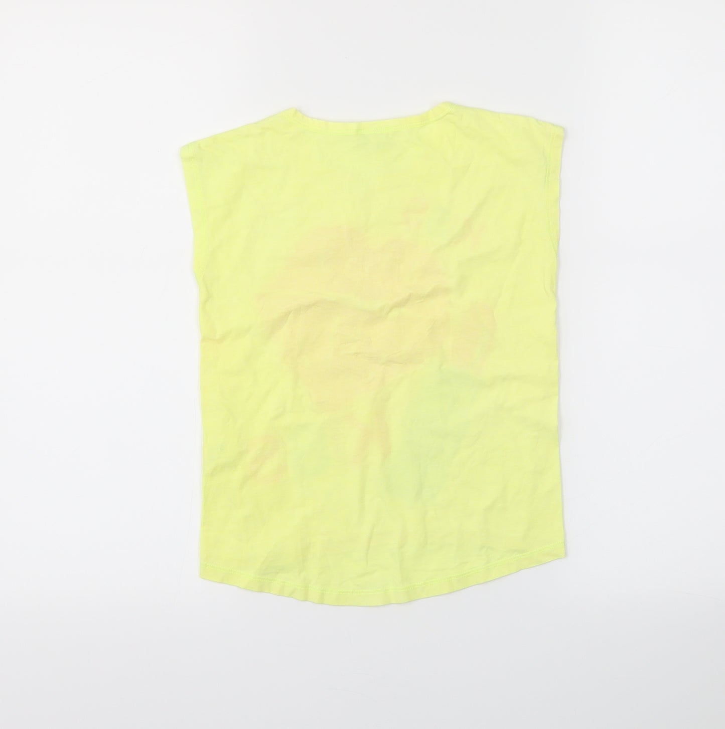 Miss Grant Girls Yellow   Pullover T-Shirt Size 6 Years
