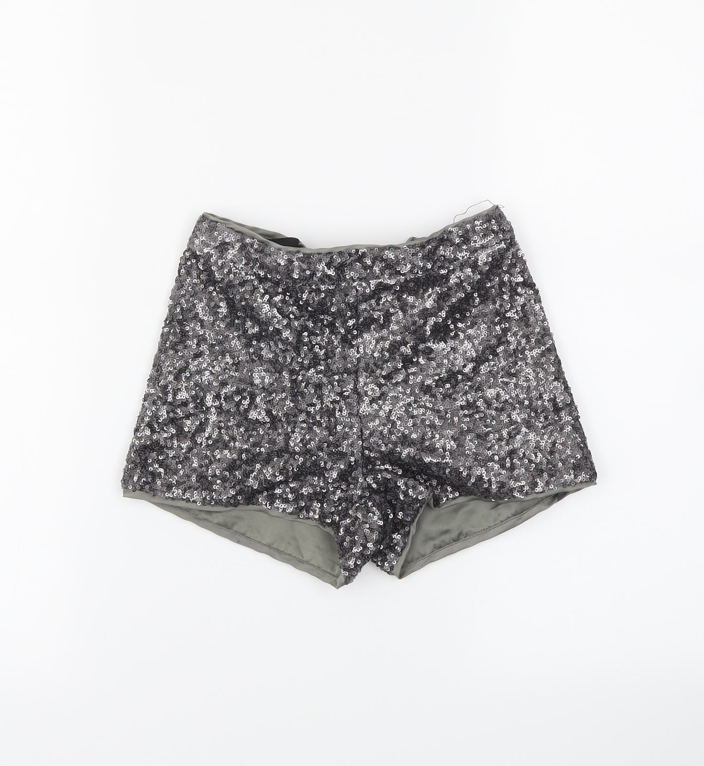 Autograph Girls Silver   Hot Pants Shorts Size 6-7 Years