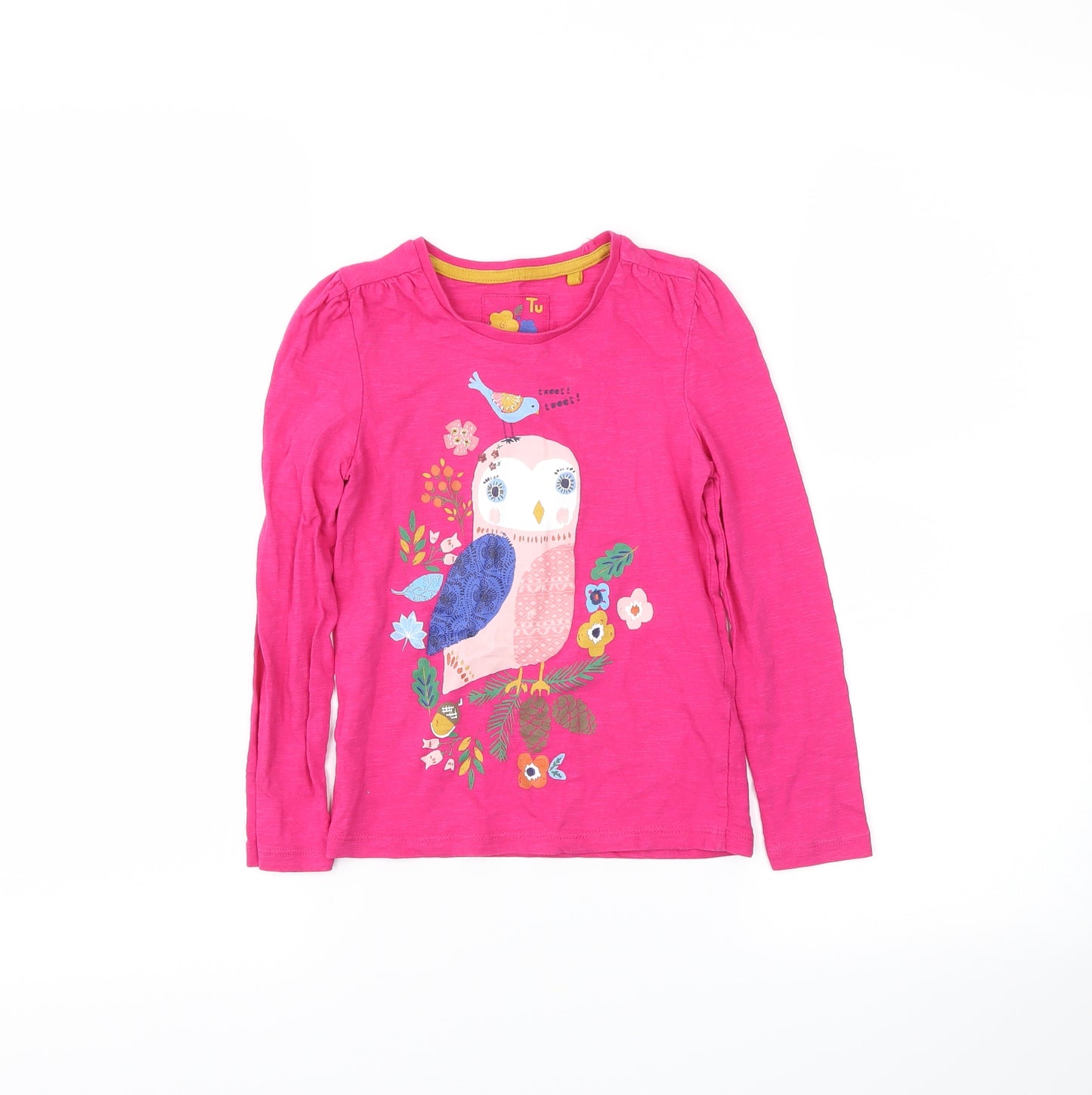 TU Girls Pink    T-Shirt Size 3-4 Years