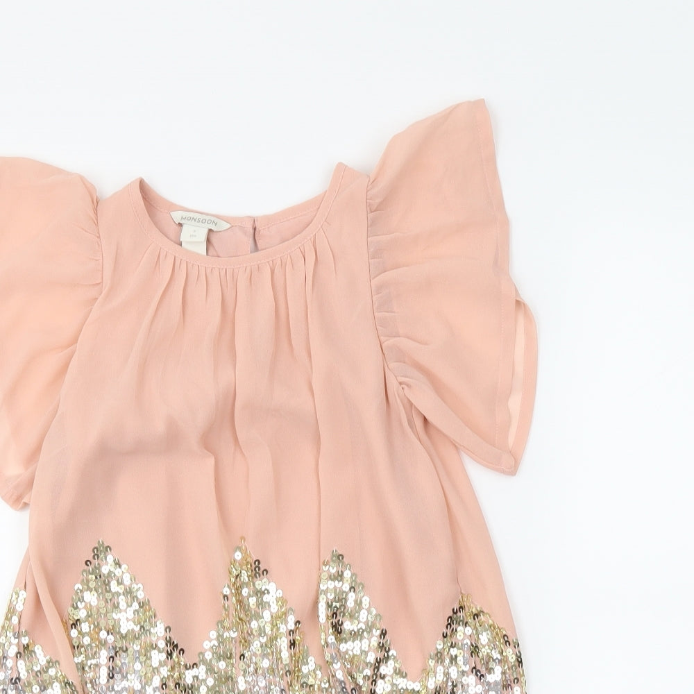 Monsoon Girls Pink   Trapeze & Swing  Size 3 Years