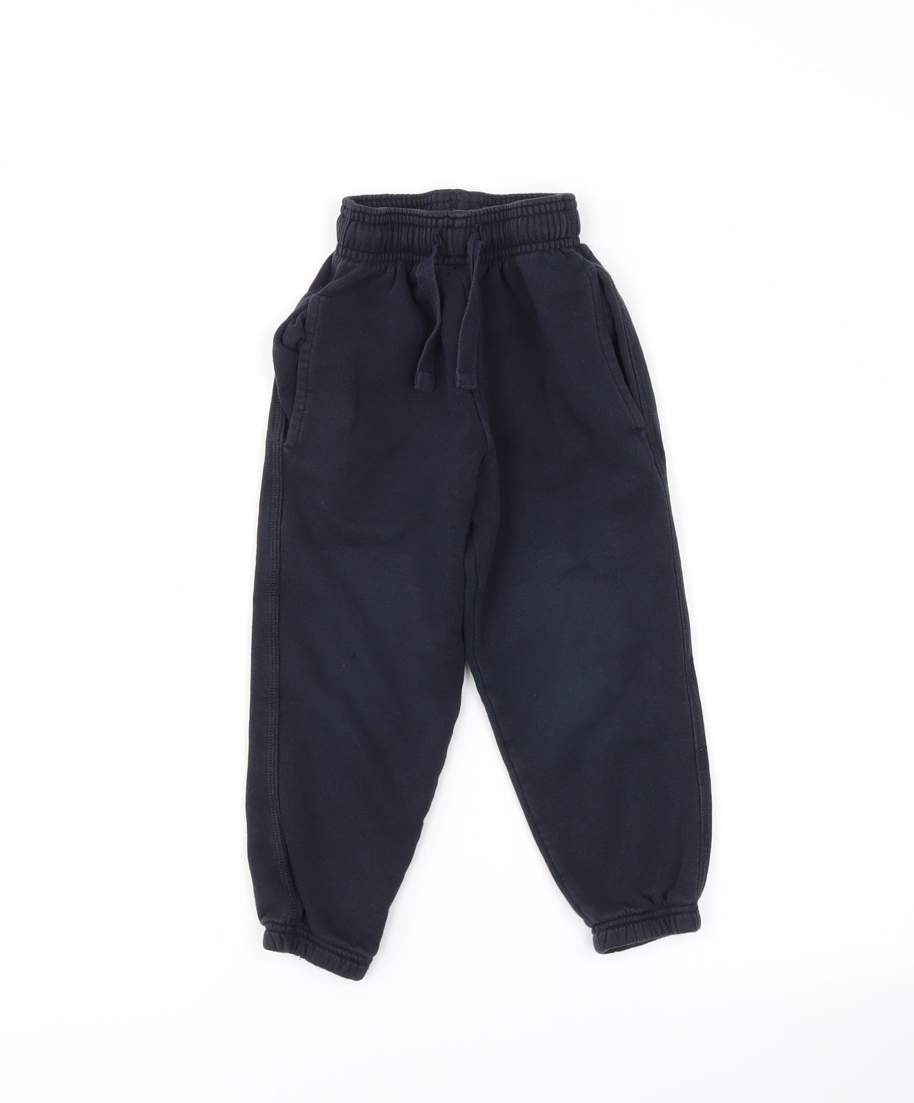 M&S Boys Blue   Jogger Trousers Size 2-3 Years