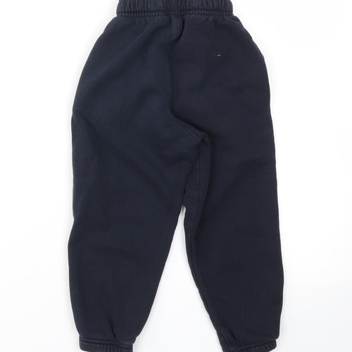 M&S Boys Blue   Jogger Trousers Size 2-3 Years