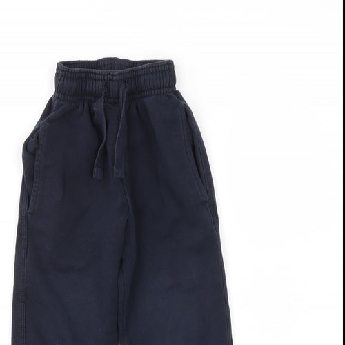 M&S Boys Blue   Jogger Trousers Size 2-3 Years