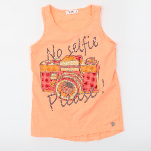 so twee Girls Orange   Basic Tank Size 6 Years