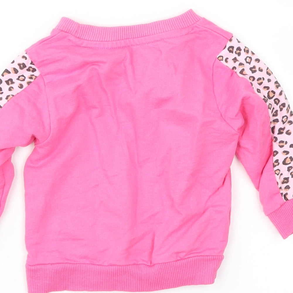 studio baby Girls Pink   Pullover Jumper Size 3-6 Months