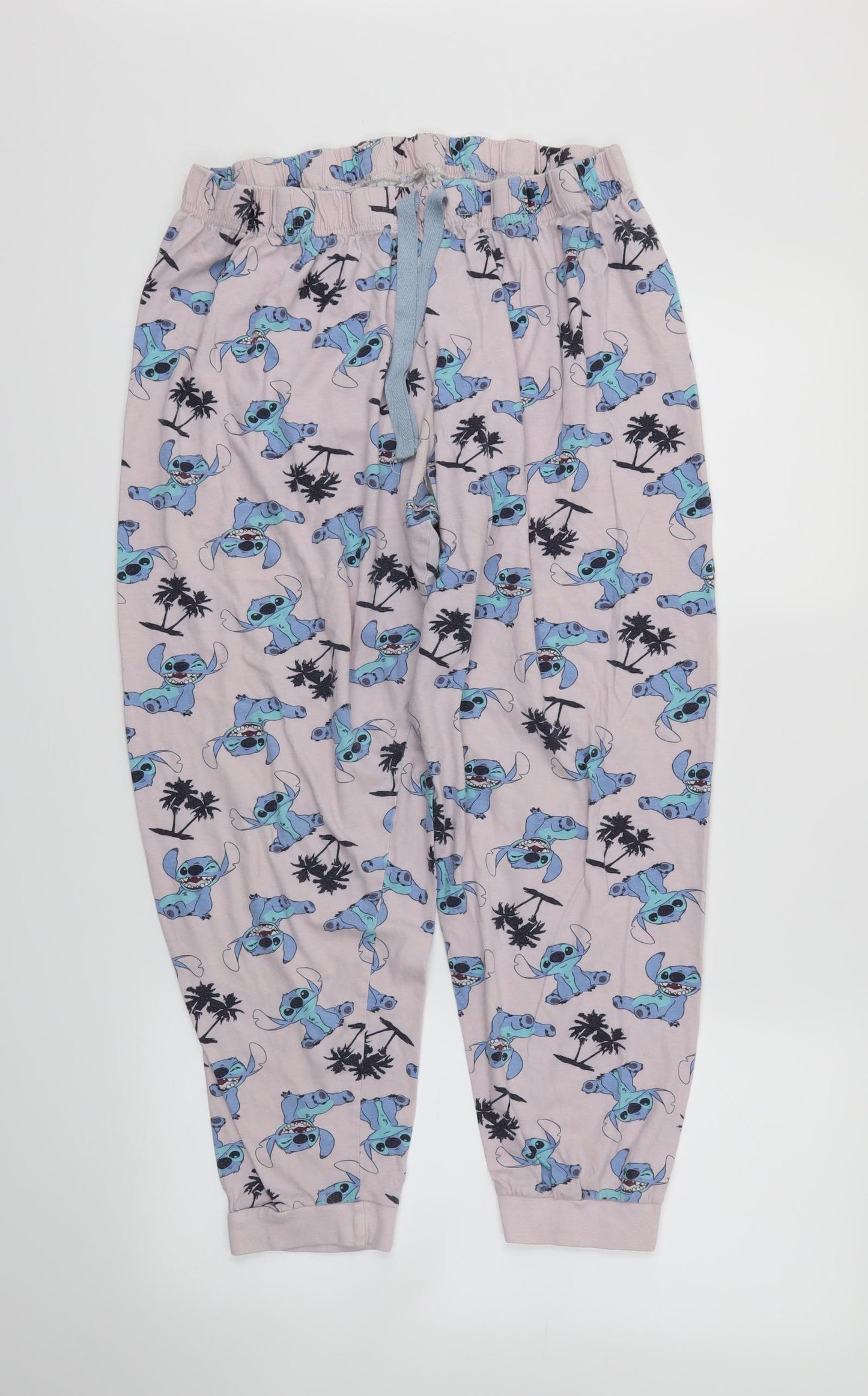 Primark Womens Pink   Capri Pyjama Pants Size L