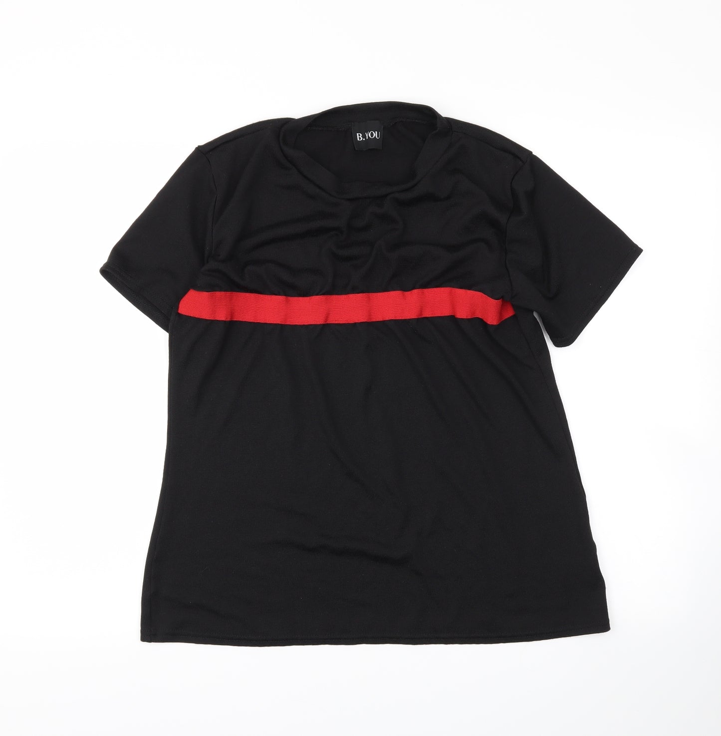 be you Womens Black   Basic T-Shirt Size 12