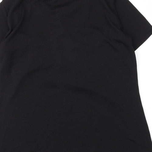 be you Womens Black   Basic T-Shirt Size 12