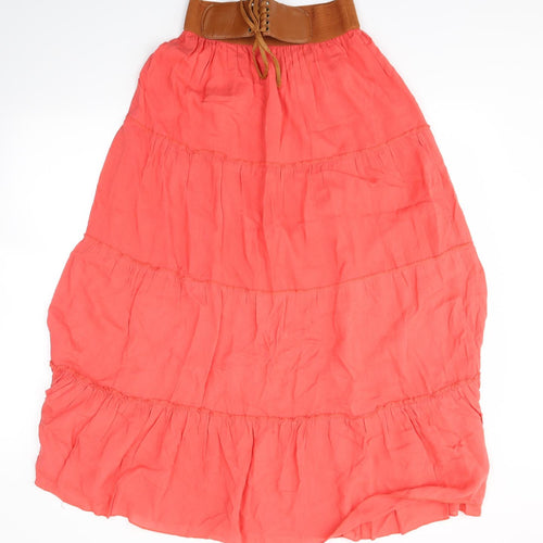 Preworn Womens Pink   Swing Skirt Size 32 in