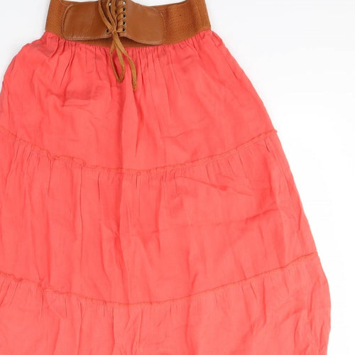 Preworn Womens Pink   Swing Skirt Size 32 in