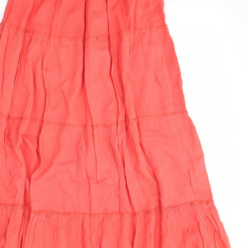 Preworn Womens Pink   Swing Skirt Size 32 in