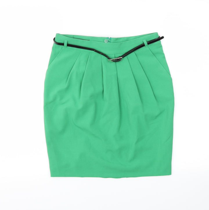 Papaya Womens Green Skort Skirt Size 8