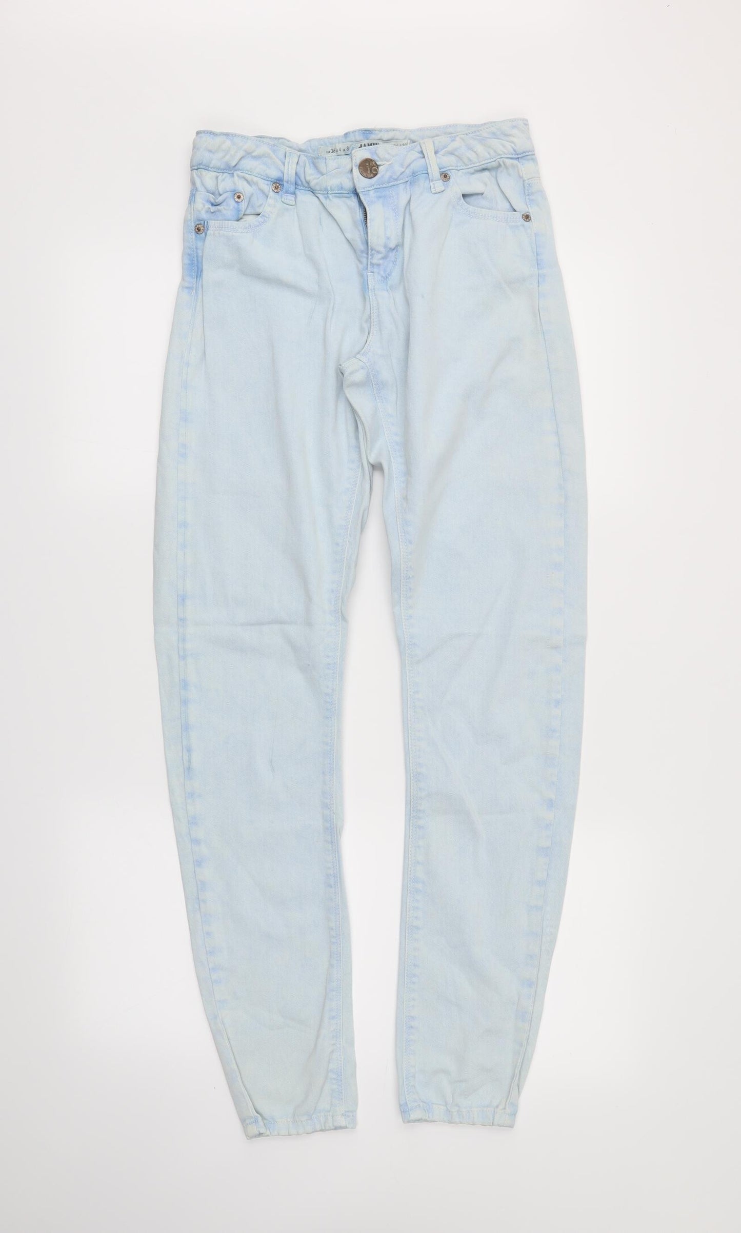 jamie Womens Blue  Denim Mom Jeans Size 8 L30 in