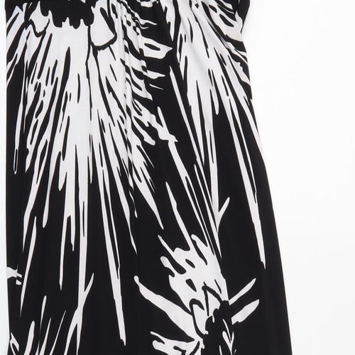 Kaleidoscope Womens Black Floral  Maxi  Size 10