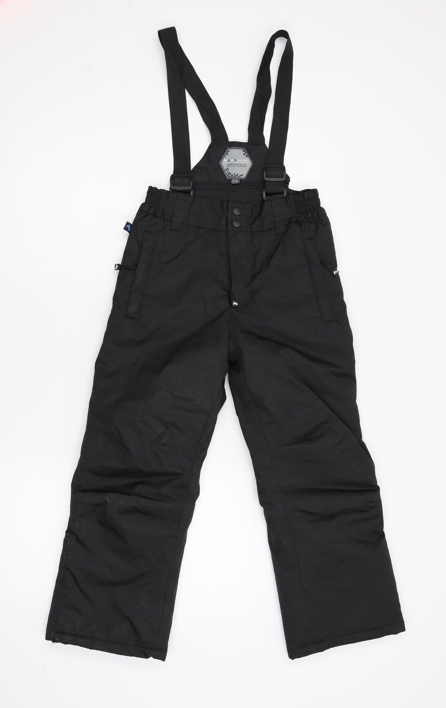 Parallel Boys Black   Windbreaker Ski Trousers Size 7-8 Years