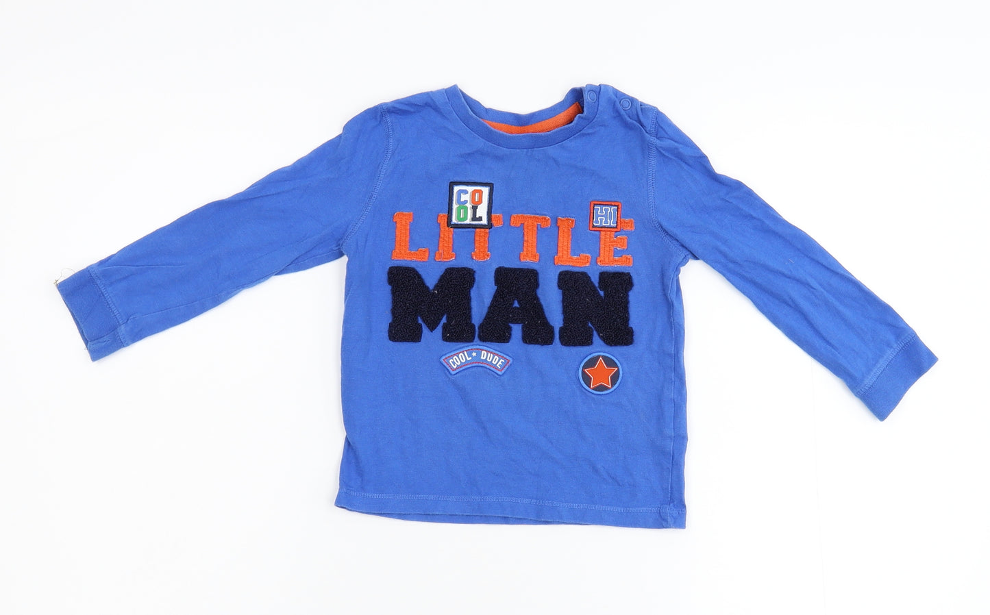 F&F Boys Blue   Basic T-Shirt Size 18-24 Months