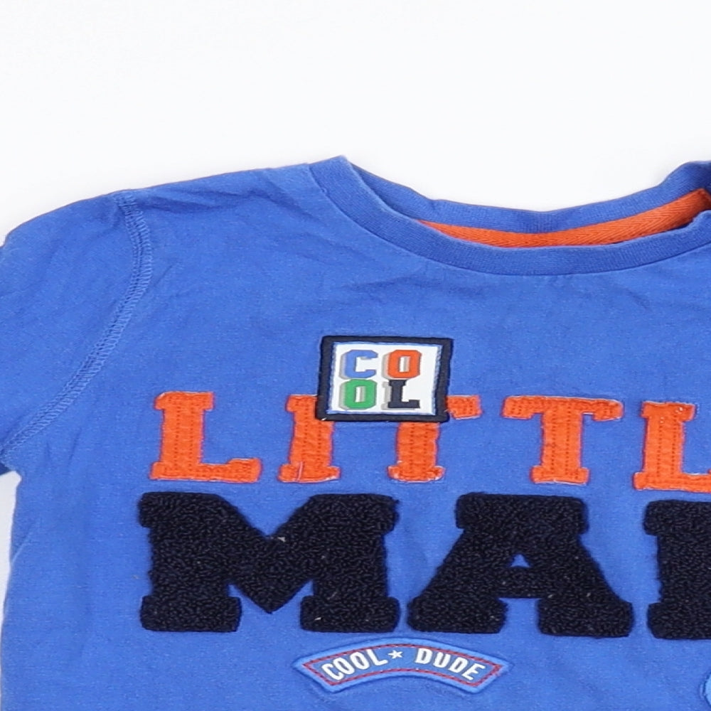 F&F Boys Blue   Basic T-Shirt Size 18-24 Months