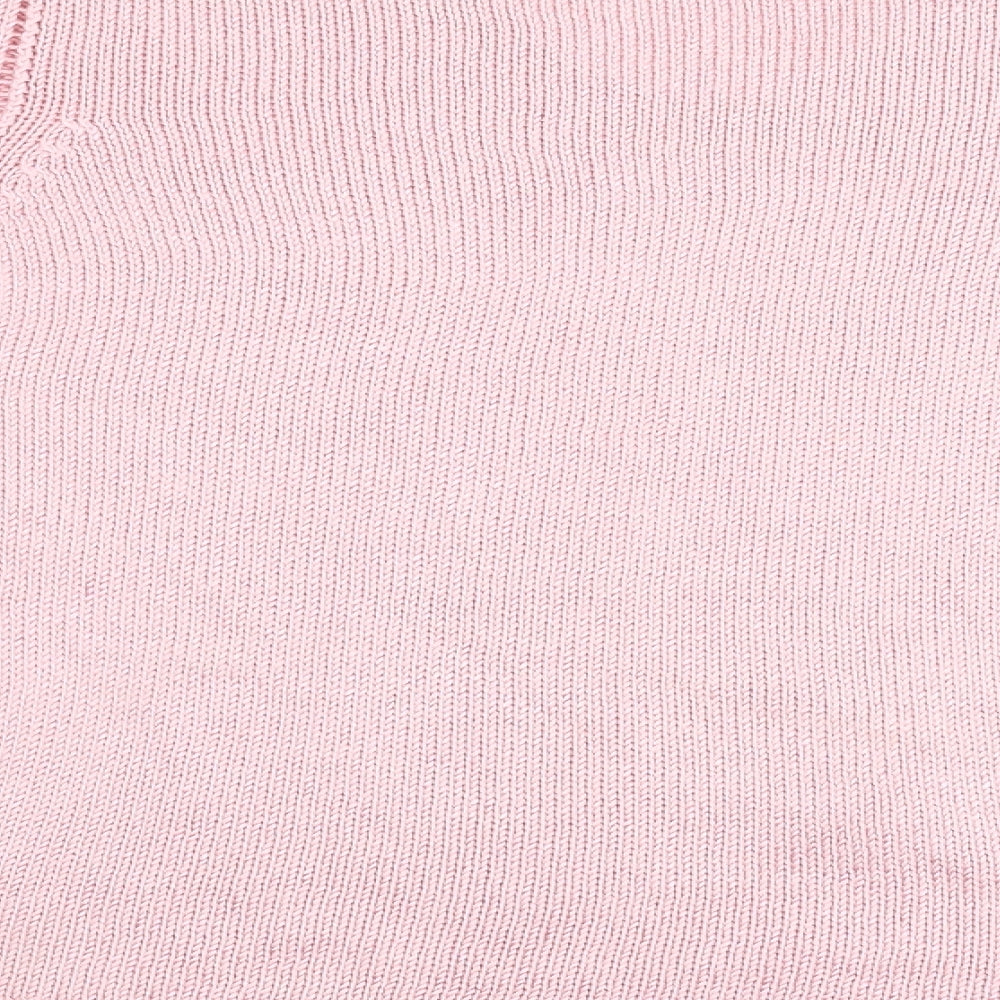 Olsen Womens Pink  Knit Pullover Jumper Size 16