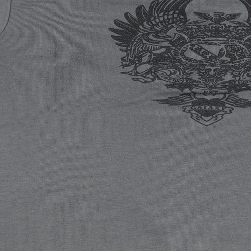 VSKA Mens Grey  Flannel  Polo Size M