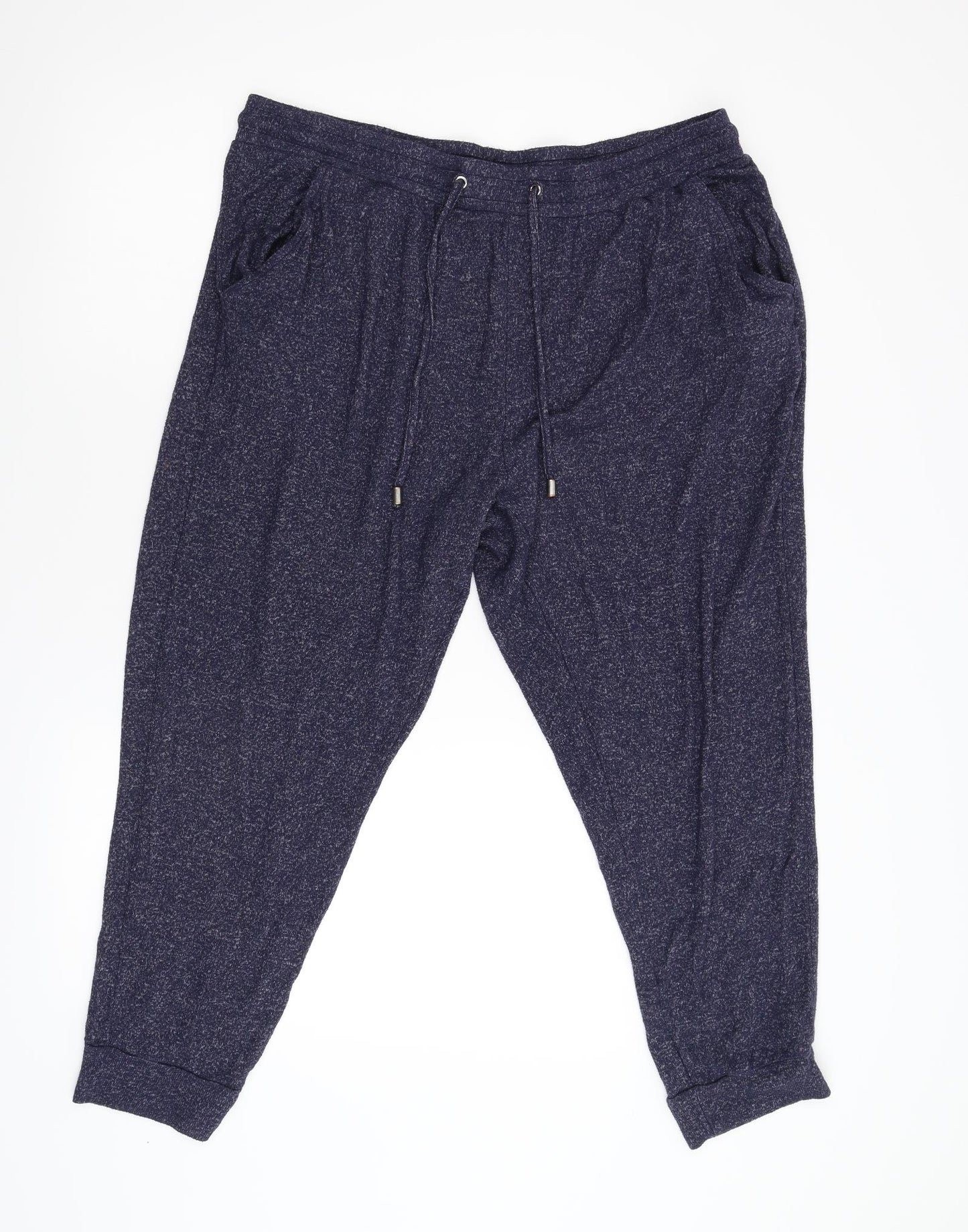 F&F Womens Blue  Flannel  Lounge Pants Size 20