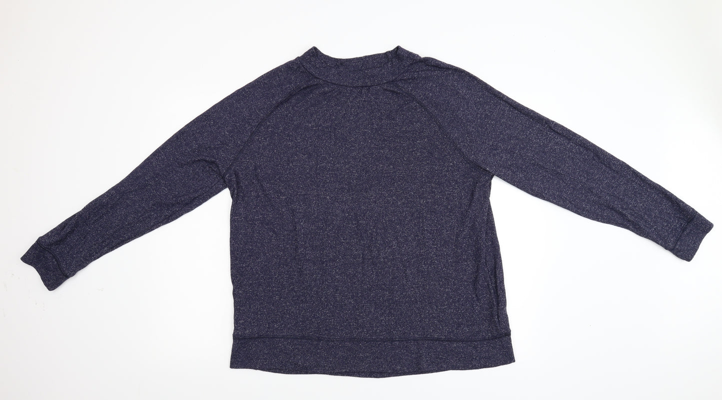 F&F Womens Blue  Knit Pullover Sweatshirt Size 20