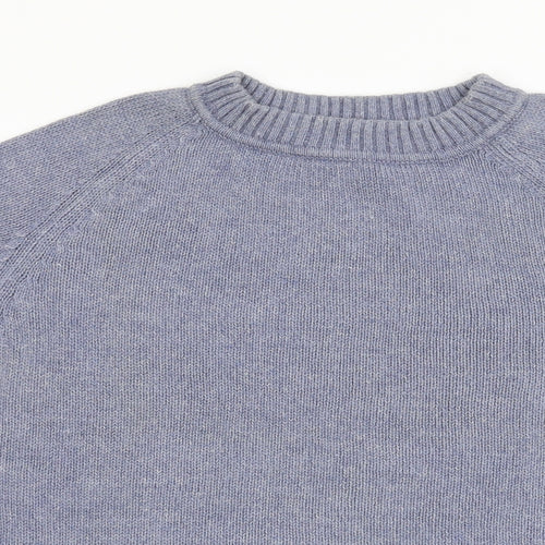 Laura Ashley Womens Blue  Knit Pullover Jumper Size L