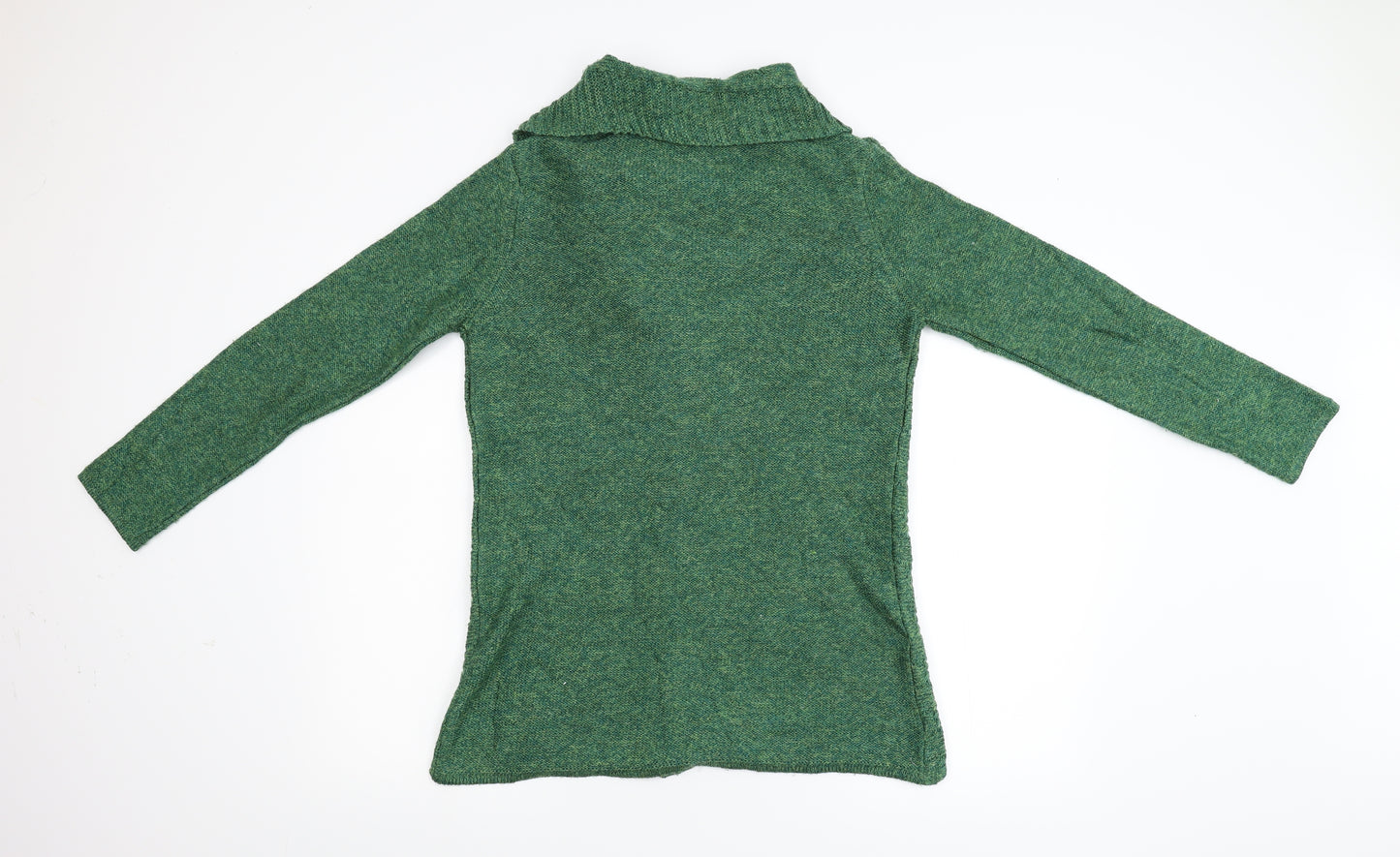 Per Una Womens Green  Knit Cardigan Jumper Size M