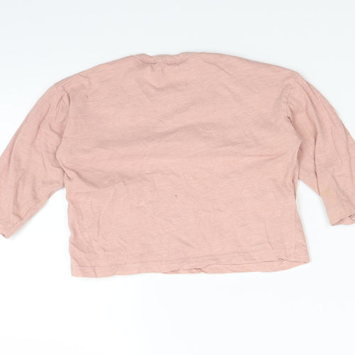 Zara Baby Orange   Basic T-Shirt Size 12-18 Months
