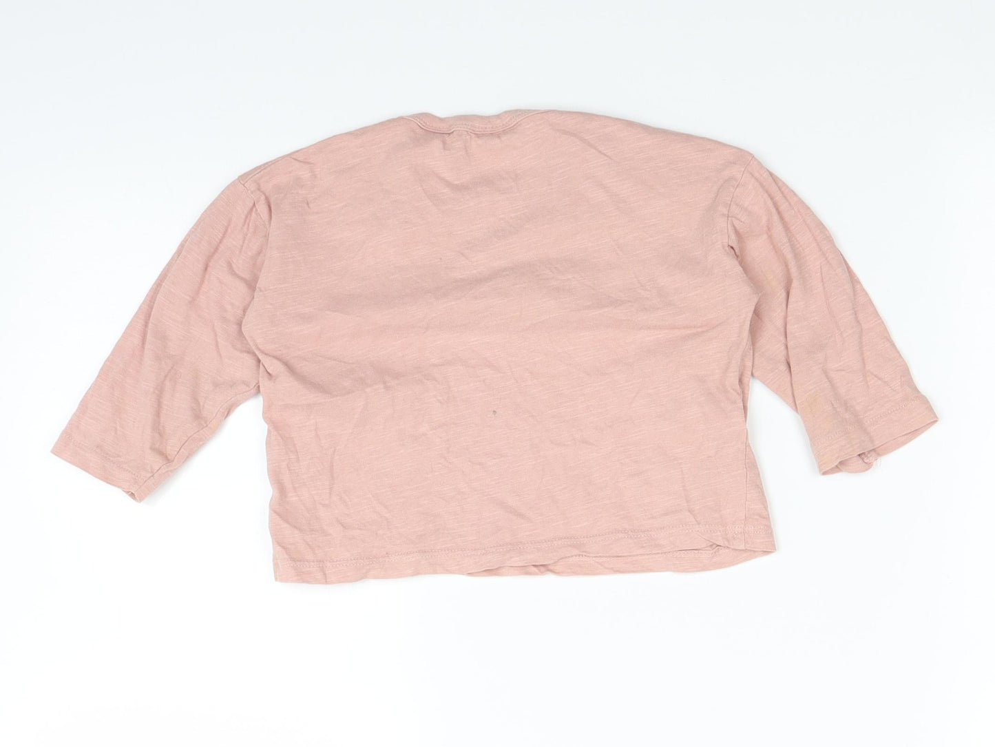 Zara Baby Orange   Basic T-Shirt Size 12-18 Months
