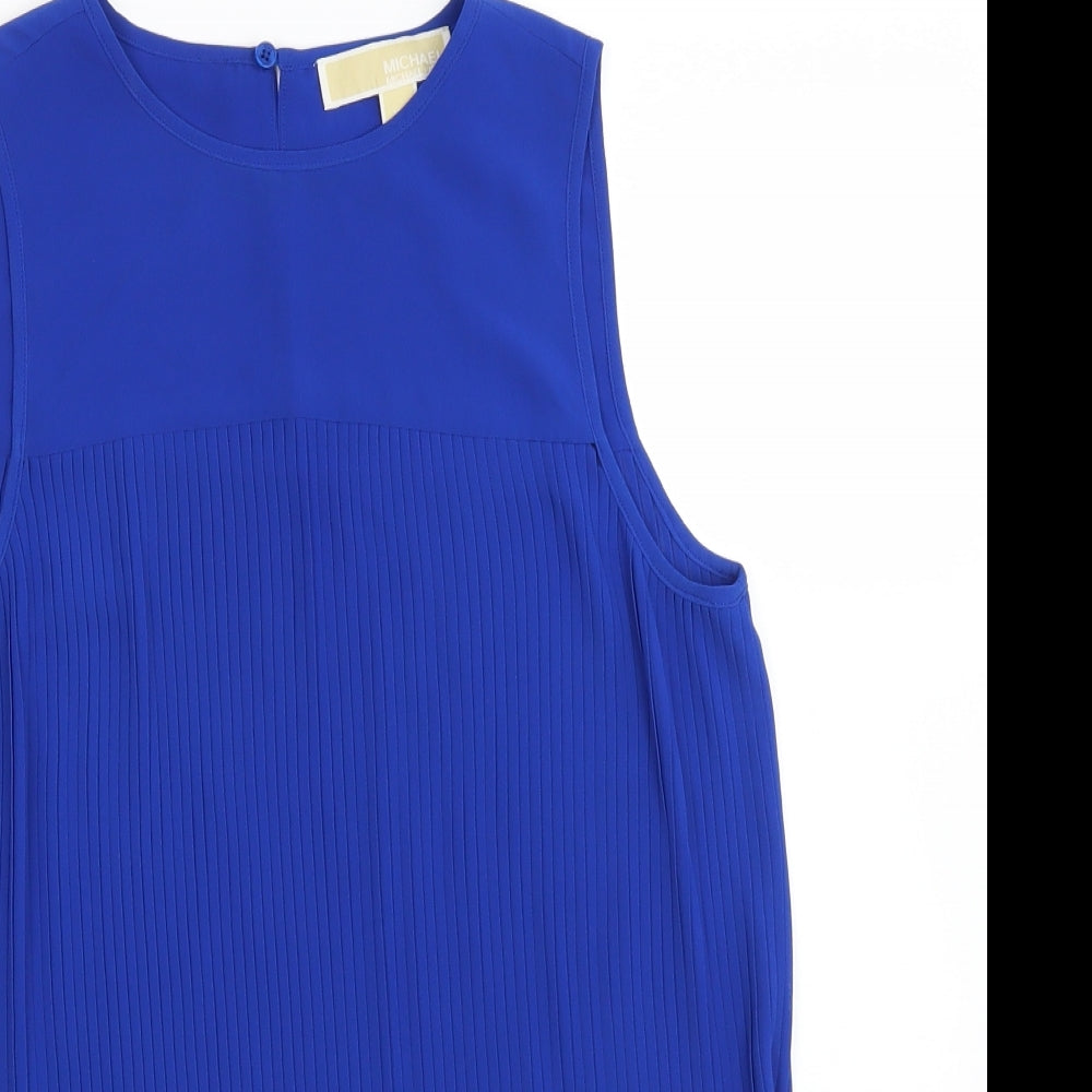 Michael Kors Womens Blue   Basic Blouse Size XS