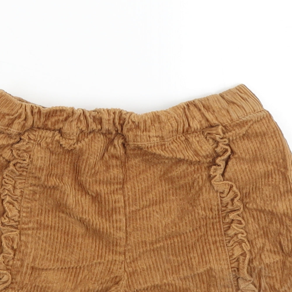TU Girls Brown  Corduroy Bermuda Shorts Size 2-3 Years
