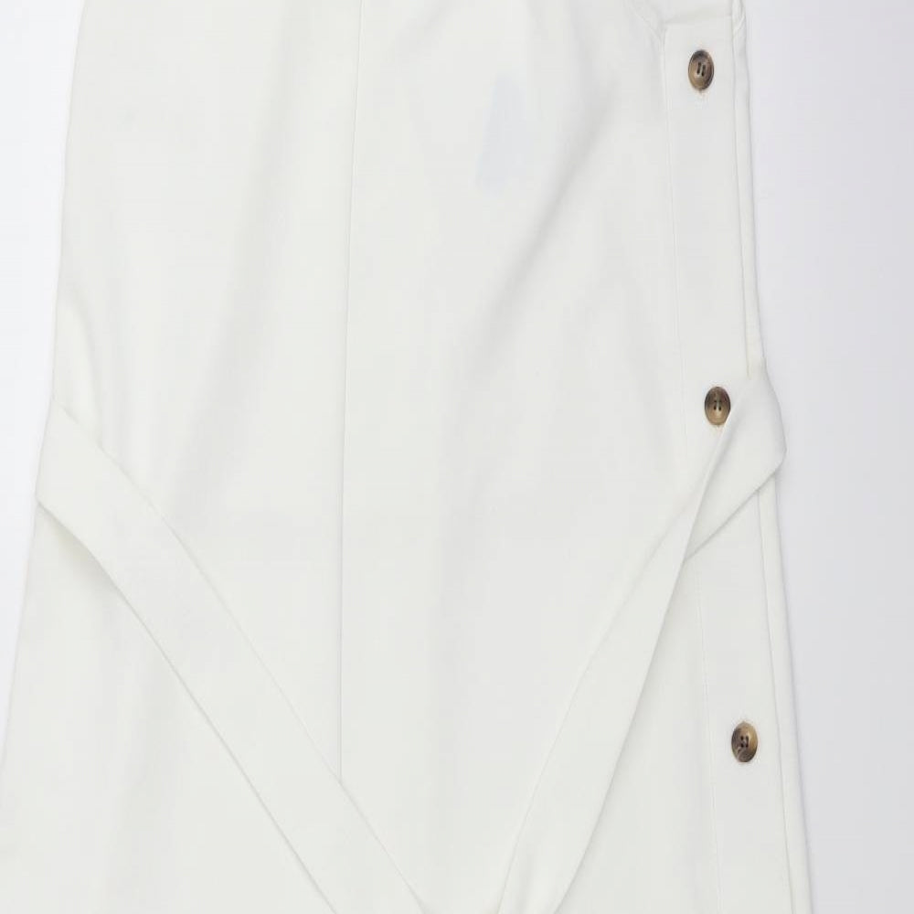 Topshop Womens White   Playsuit One-Piece Size 10 L20 in
