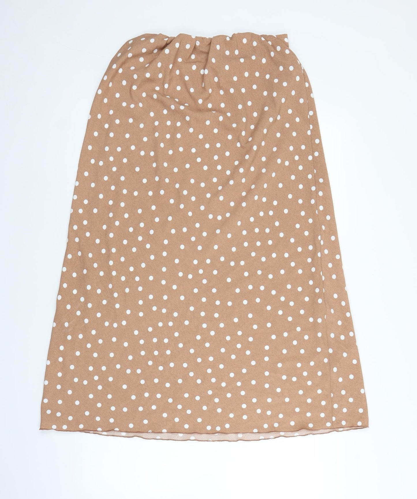 Primark Womens Brown Polka Dot  Maxi Skirt Size 12