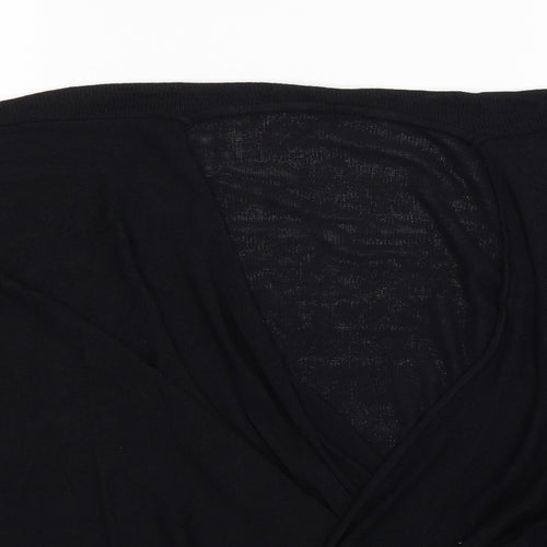 River Island Womens Black   Basic Blouse Size 8  - oversized