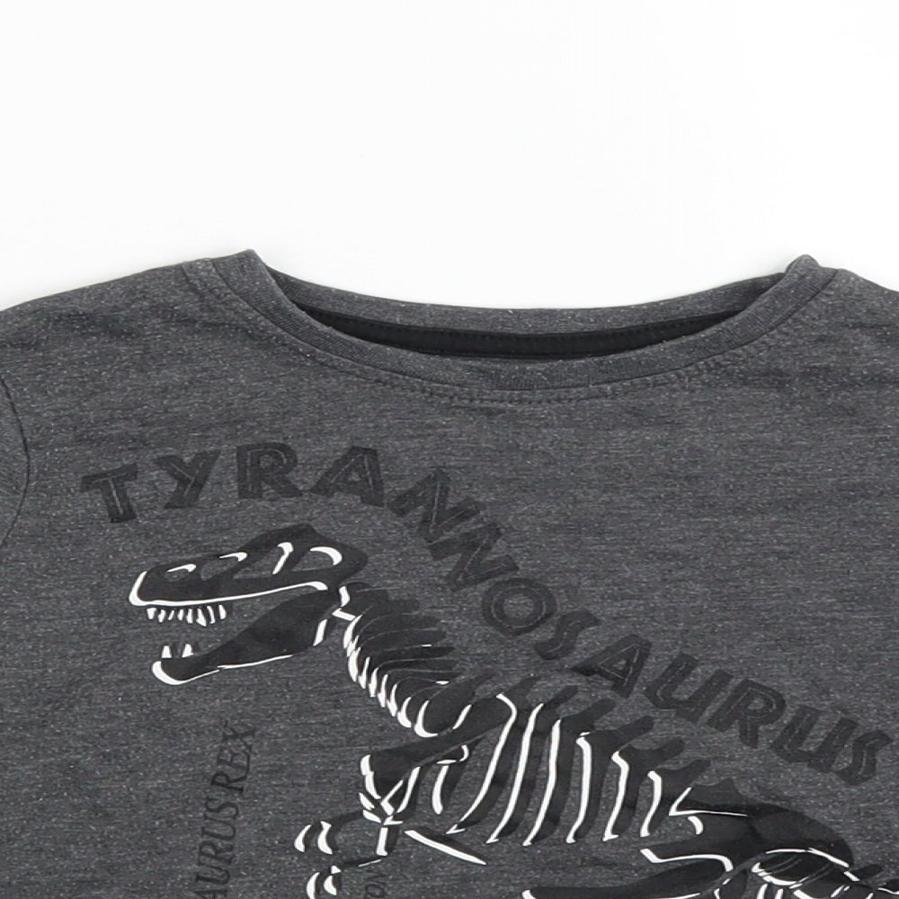 Primark Boys Grey   Basic T-Shirt Size 2-3 Years